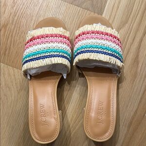 J. Crew Factory Women’s Block Heel Mule Sandals Size 5